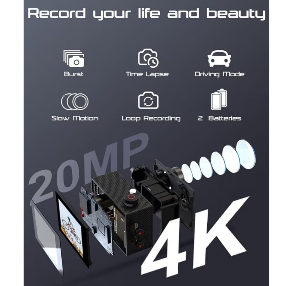 4K Action Camera - Picture 2 of 8